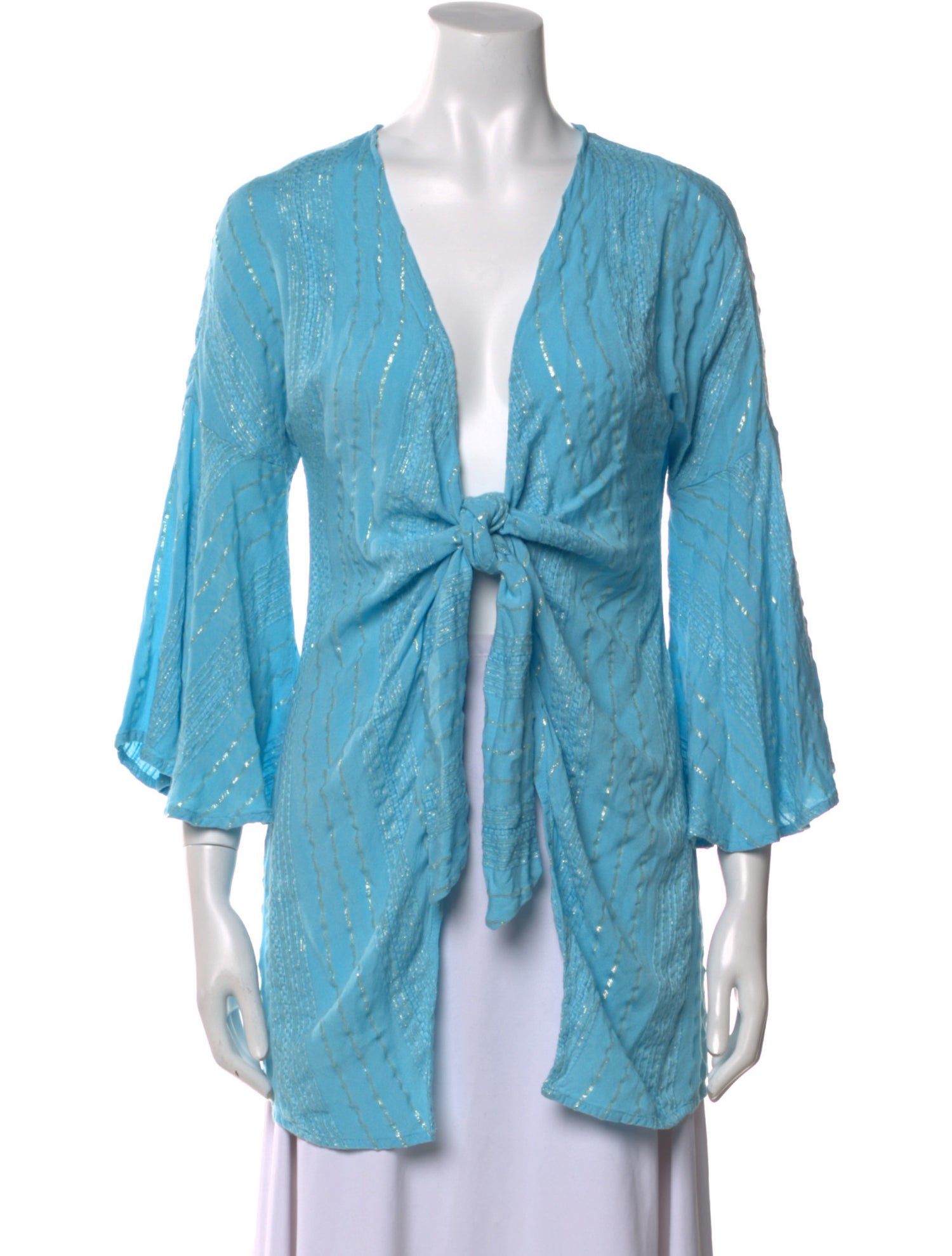 Becca by Rebecca Virtue V-Neck Three-Quarter Sleeve Tunic