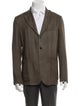 Barena Venezia Virgin Wool Embroidered Accent Blazer