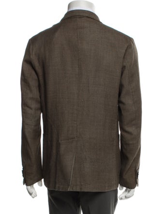 Barena Venezia Virgin Wool Embroidered Accent Blazer