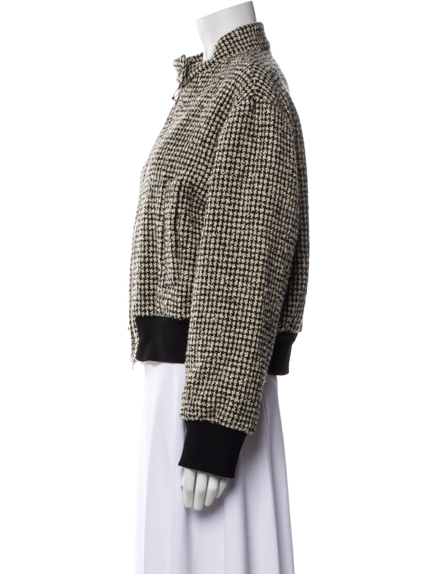 Barena Venezia Wool Houndstooth Print Jacket