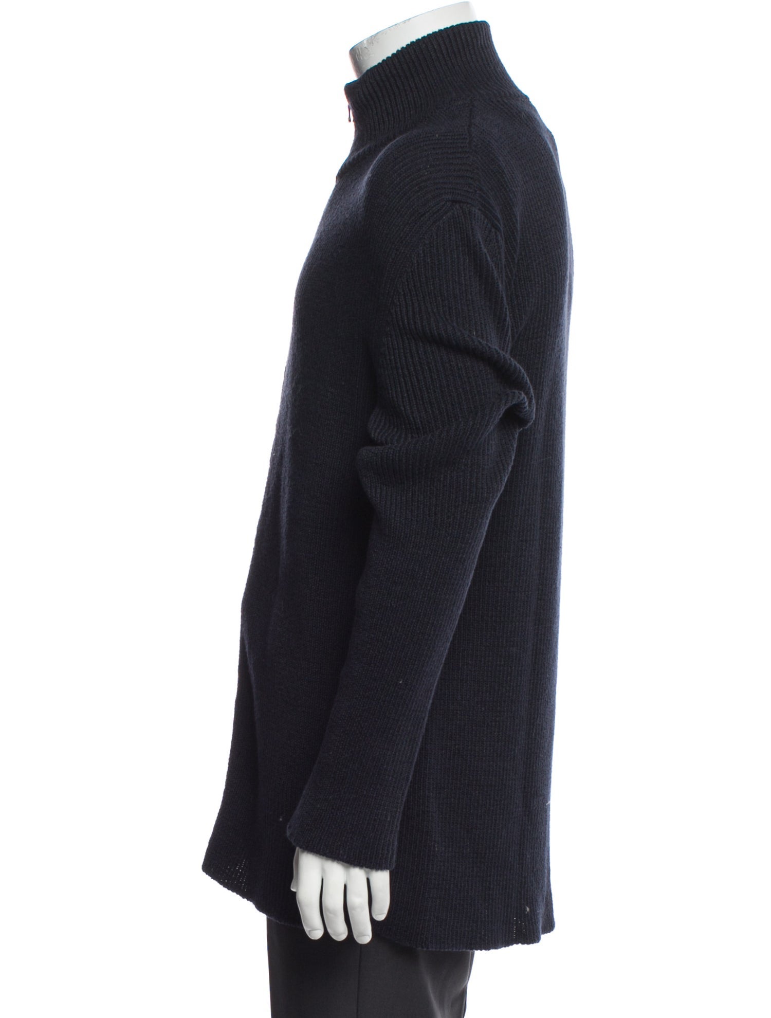 Barena Venezia Linen Turtleneck Cardigan w/ Tags