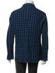 Barena Venezia Plaid Print Peacoat