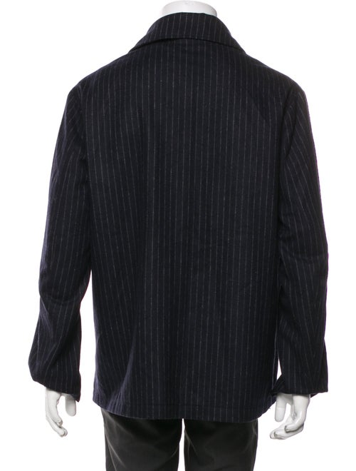 Barena Venezia Wool Striped Peacoat