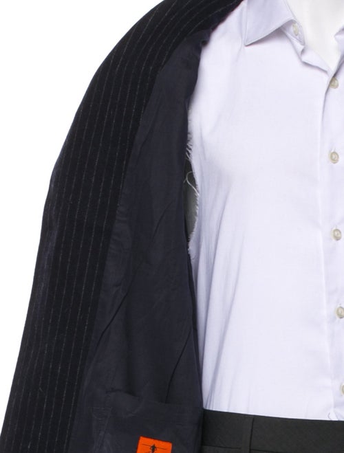 Barena Venezia Wool Striped Peacoat