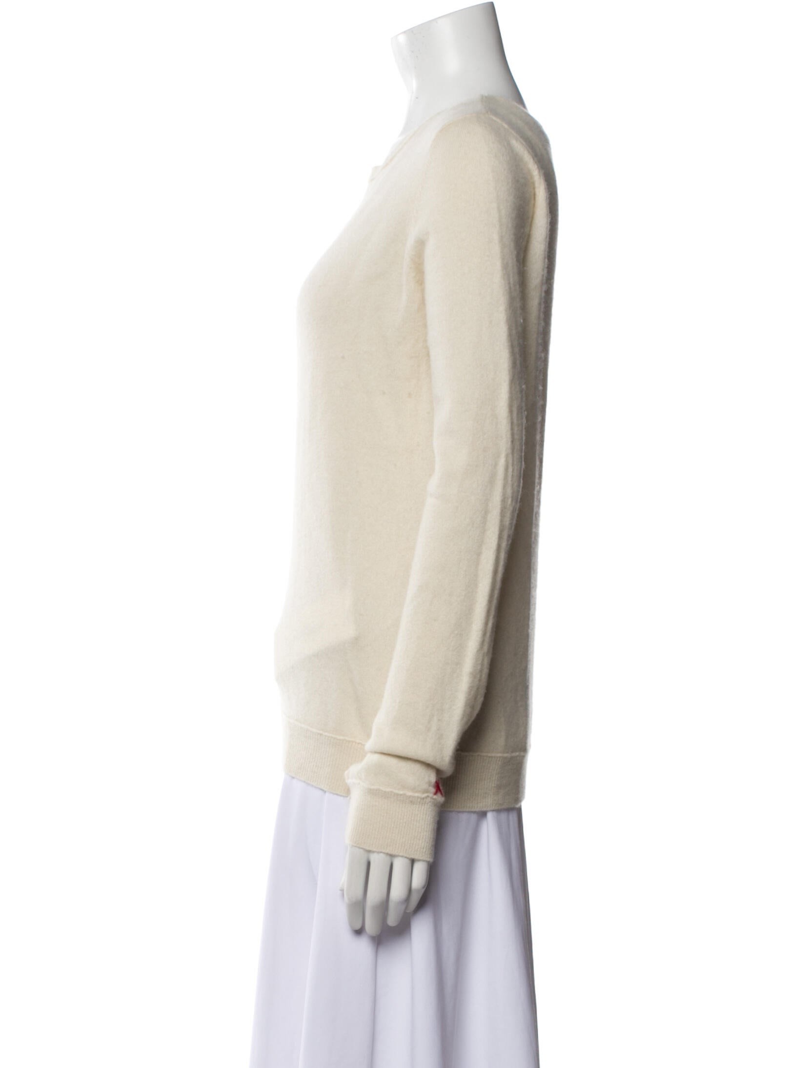 Brazeau Tricot Cashmere Crew Neck Sweater