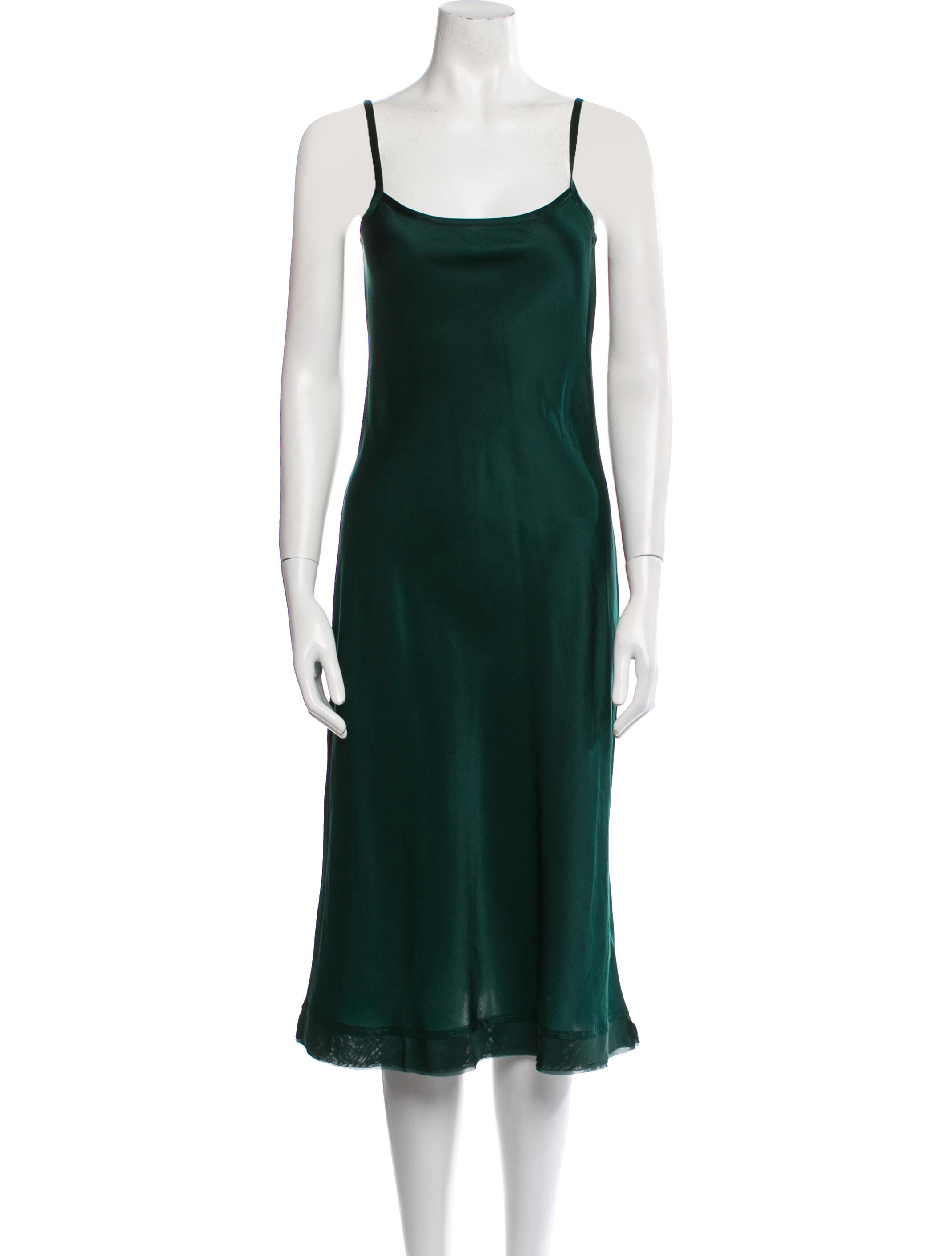 Brazeau Tricot Scoop Neck Midi Length Dress