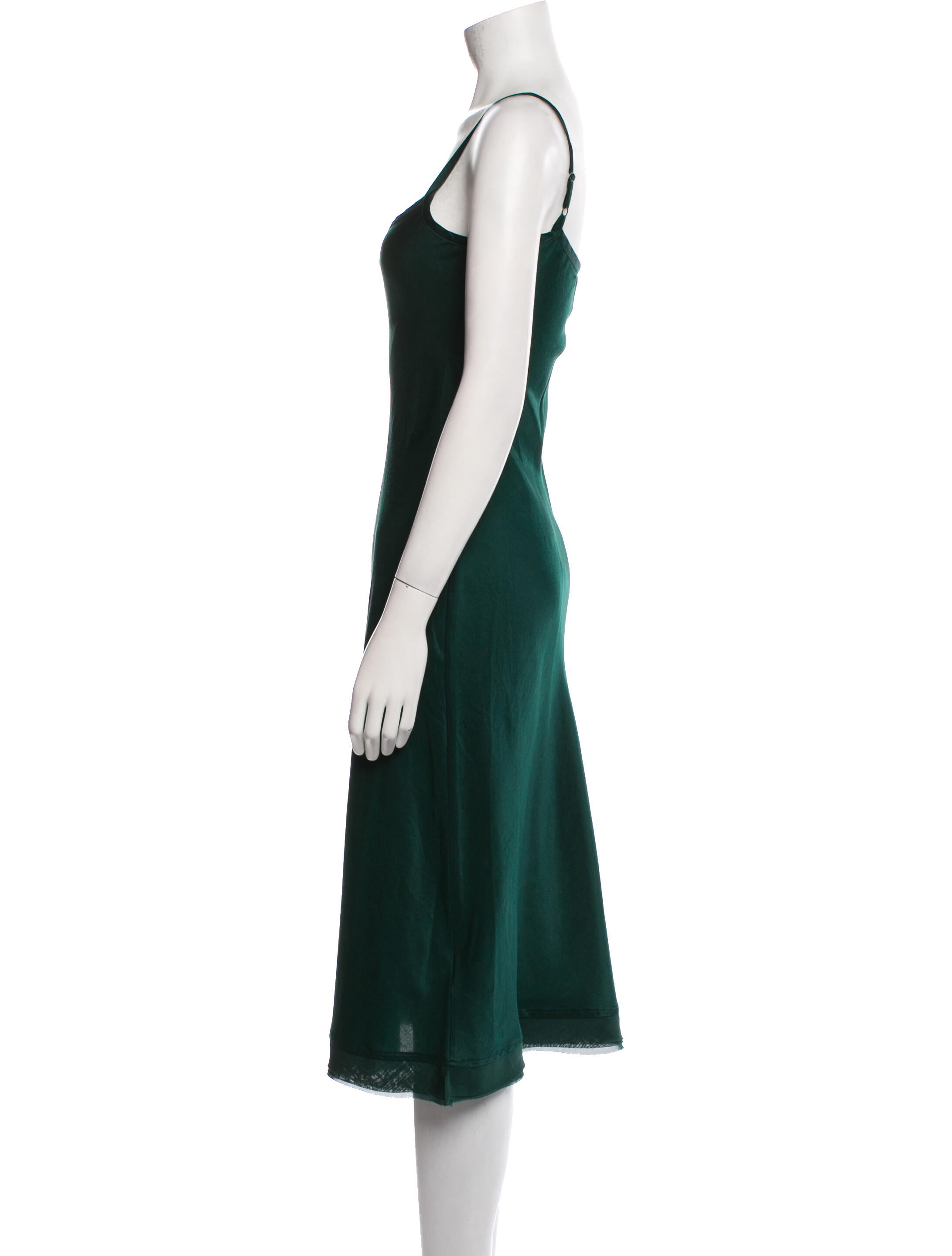 Brazeau Tricot Scoop Neck Midi Length Dress