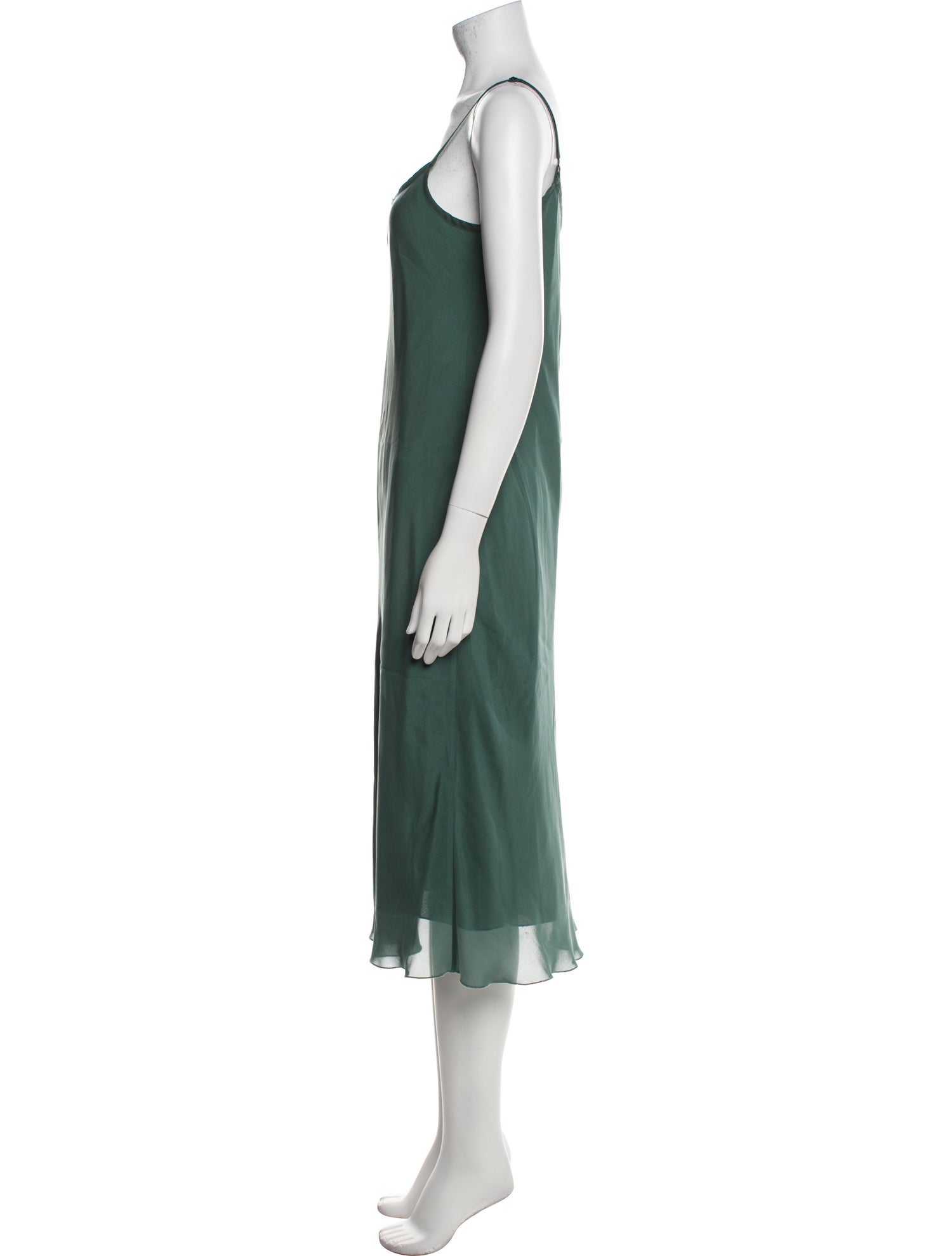 Brazeau Tricot Silk Midi Length Dress