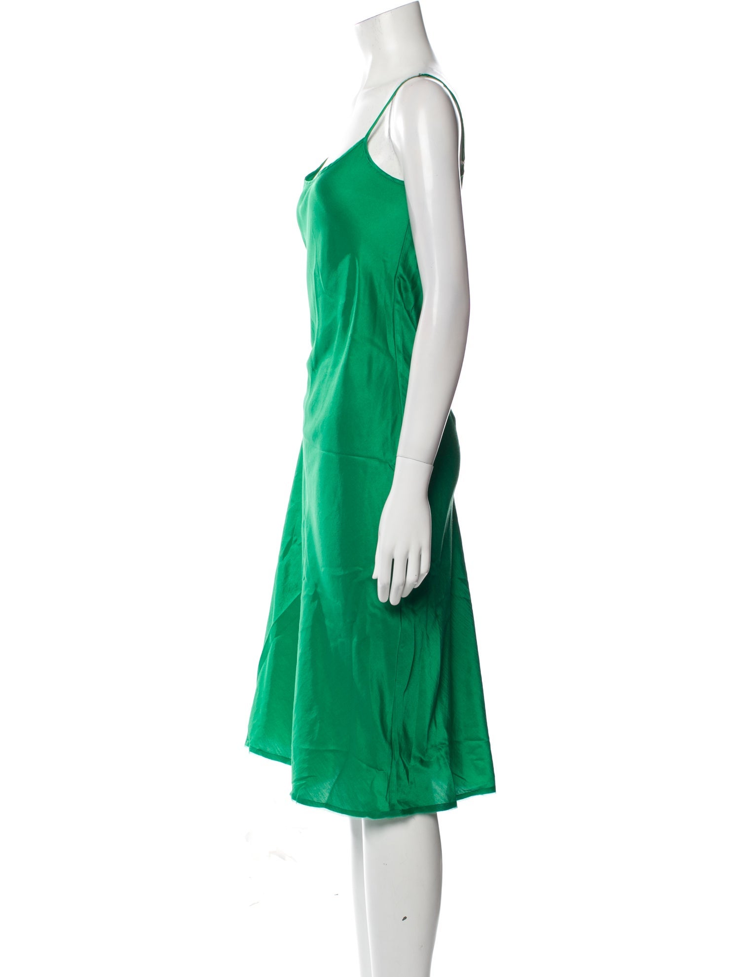 Brazeau Tricot Square Neckline Midi Length Dress