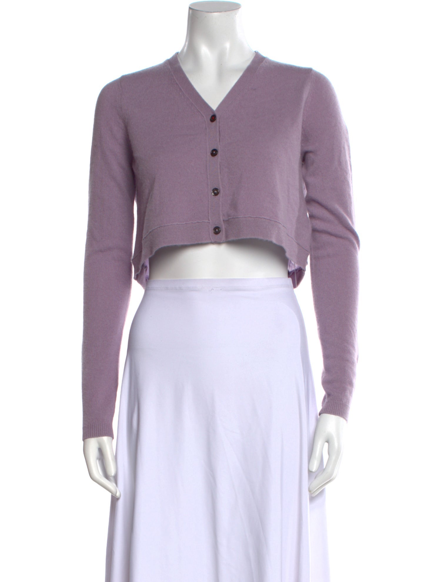 Brazeau Tricot Cashmere V-Neck Sweater