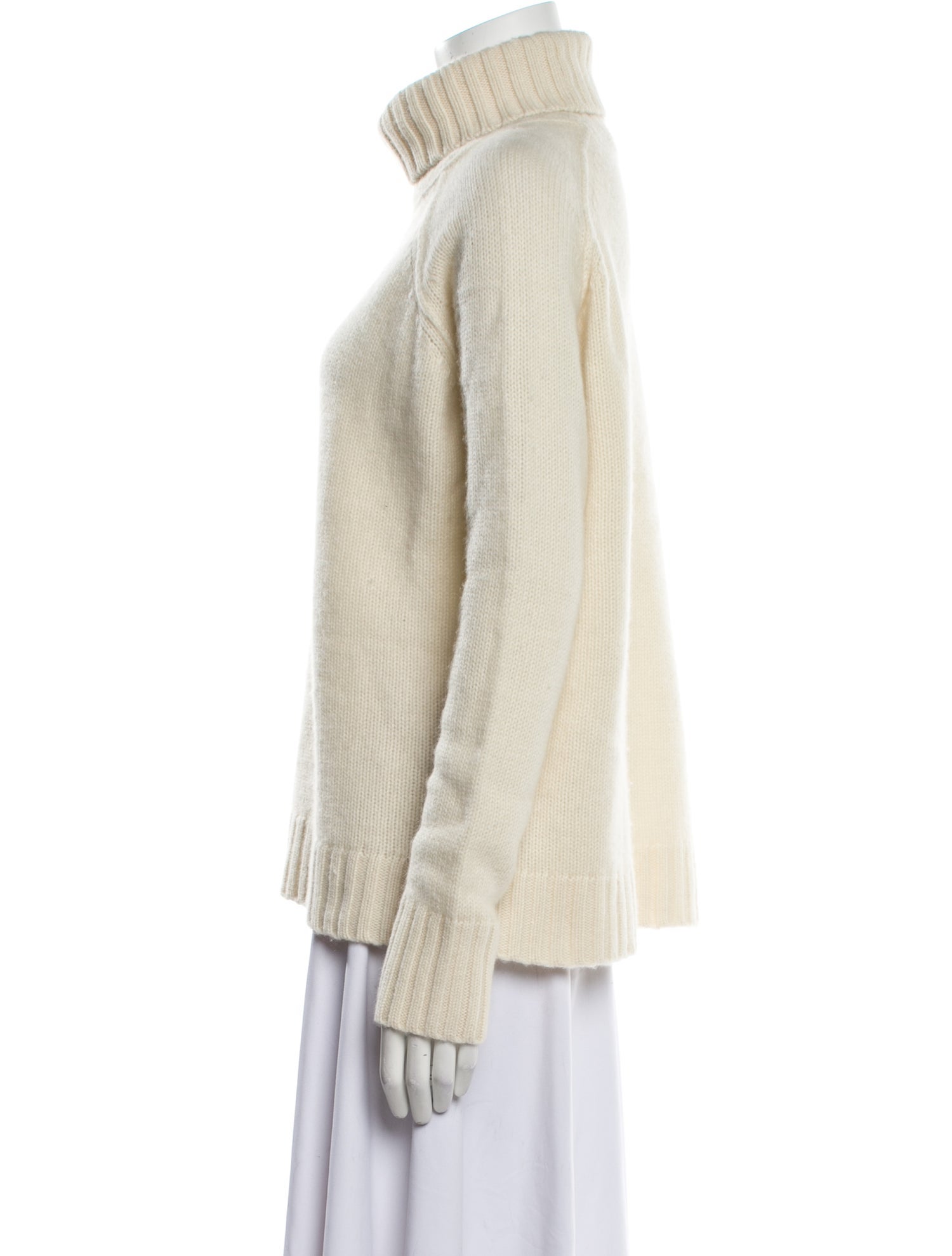 Brazeau Tricot Cashmere Turtleneck Sweater
