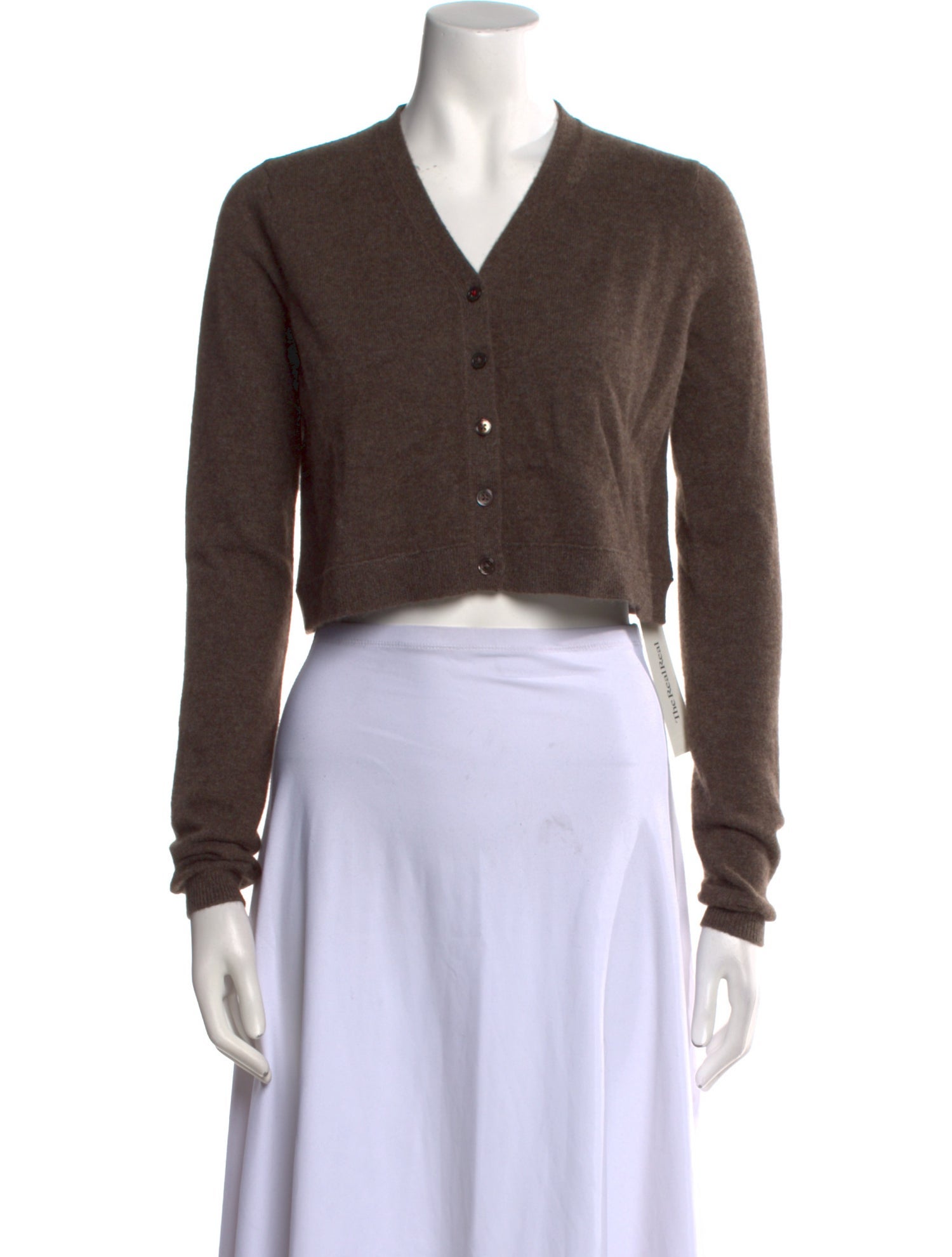 Brazeau Tricot Cashmere V-Neck Sweater