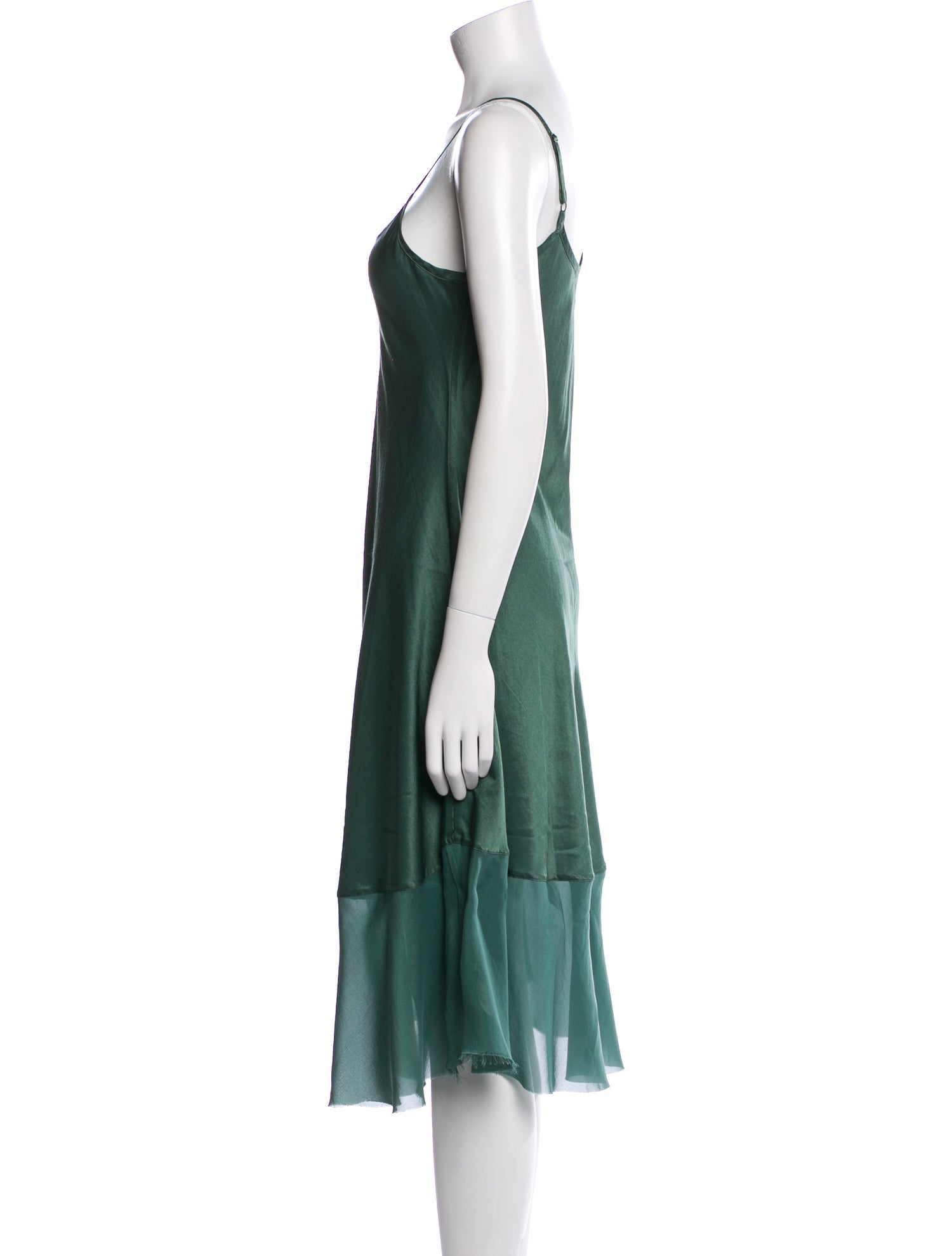 Brazeau Tricot Silk Midi Length Dress w/ Tags
