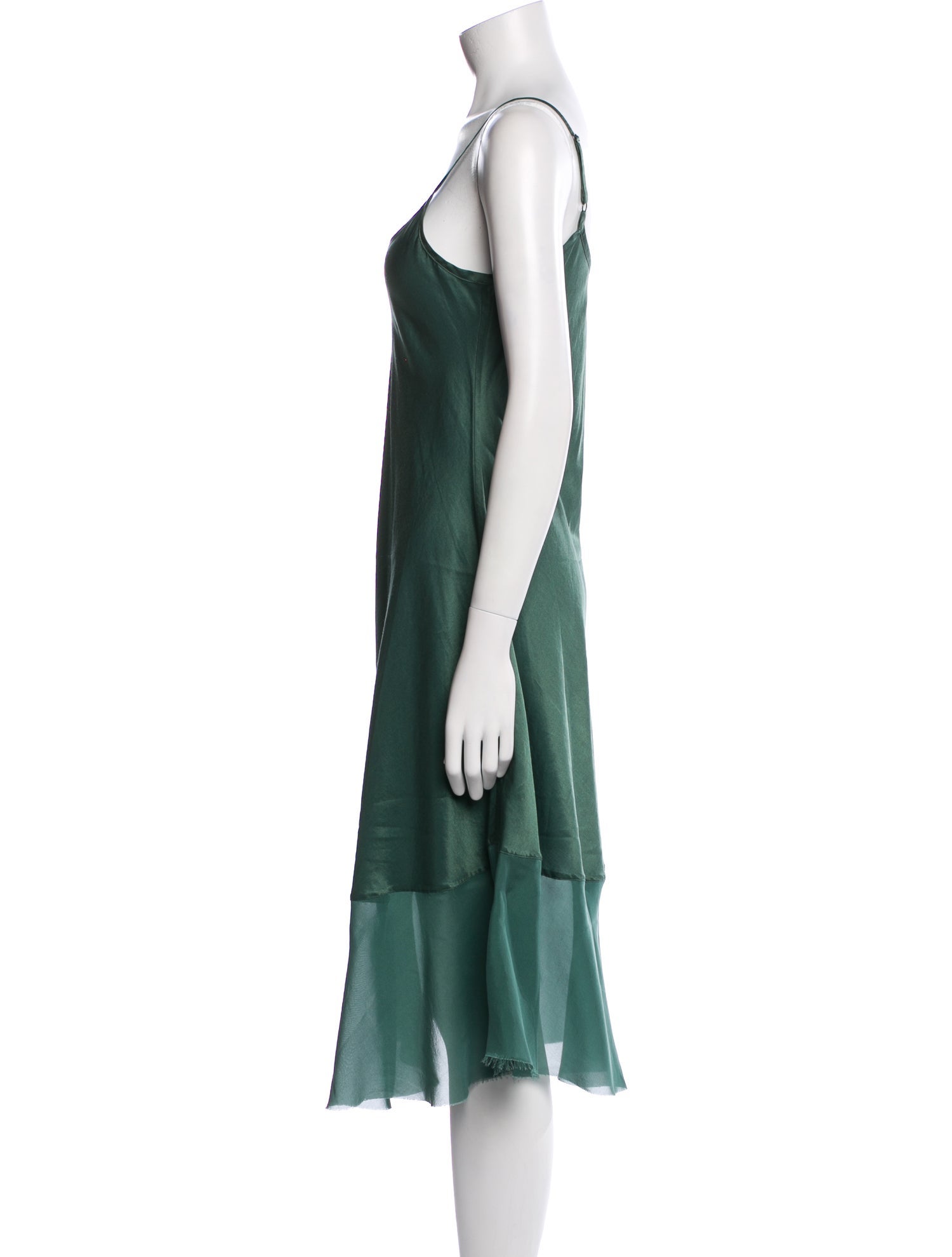 Brazeau Tricot Silk Midi Length Dress