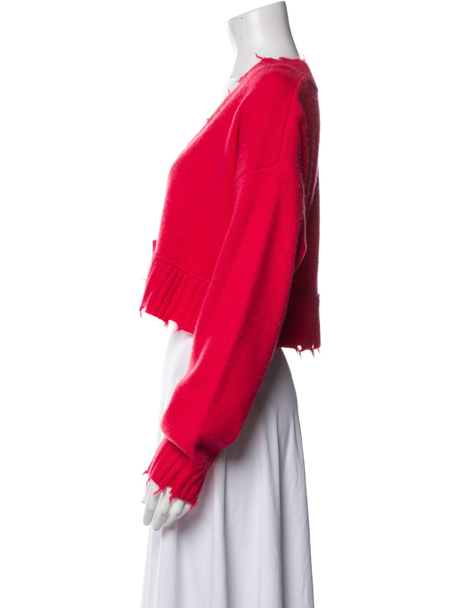 Brazeau Tricot Cashmere V-Neck Sweater