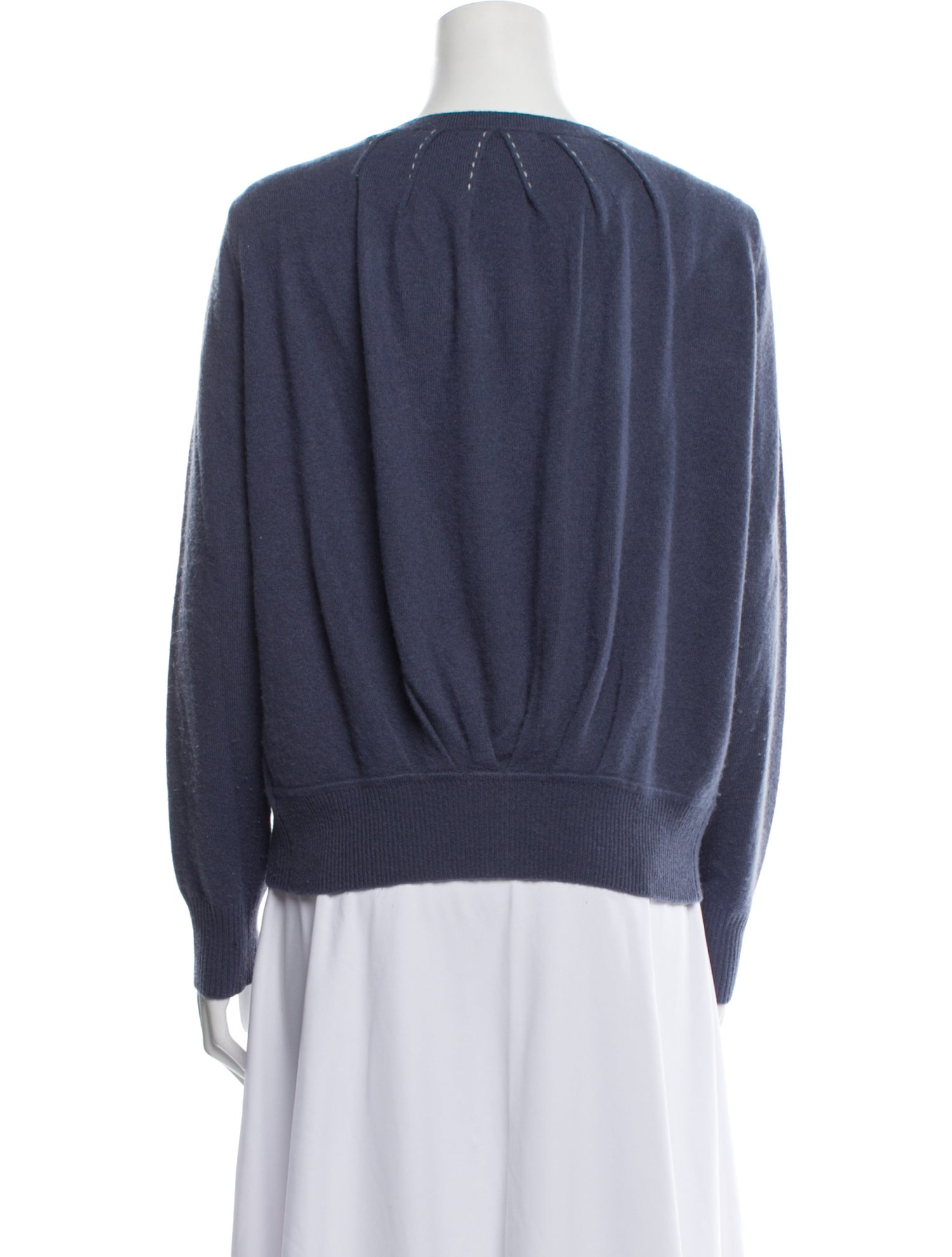 Brazeau Tricot Cashmere V-Neck Sweater