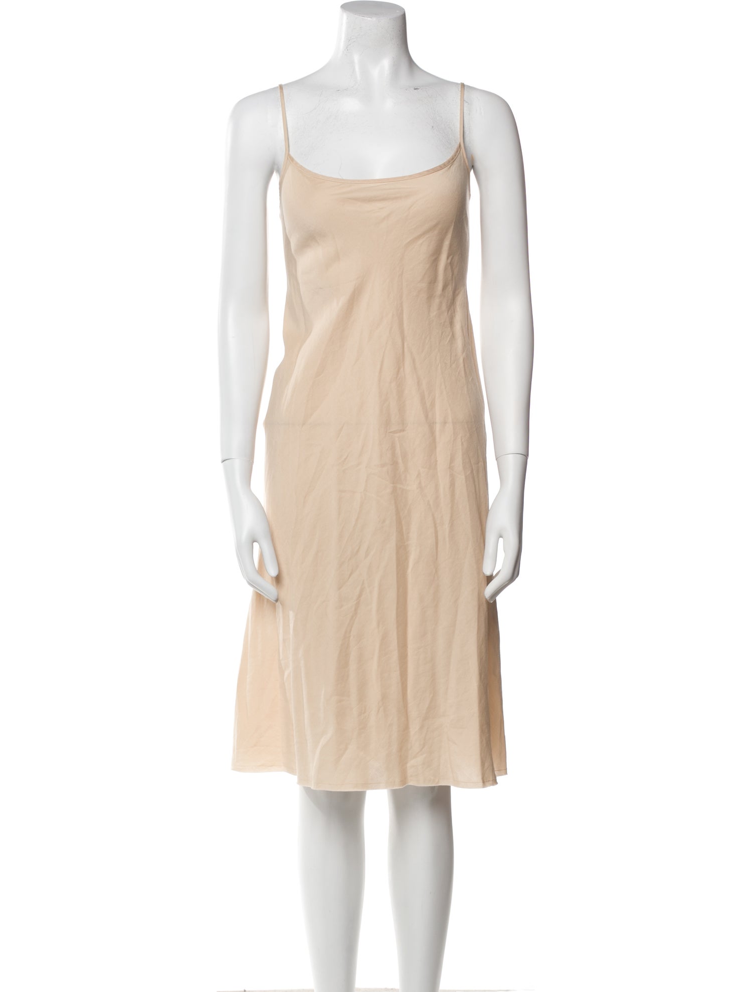 Brazeau Tricot Square Neckline Midi Length Dress