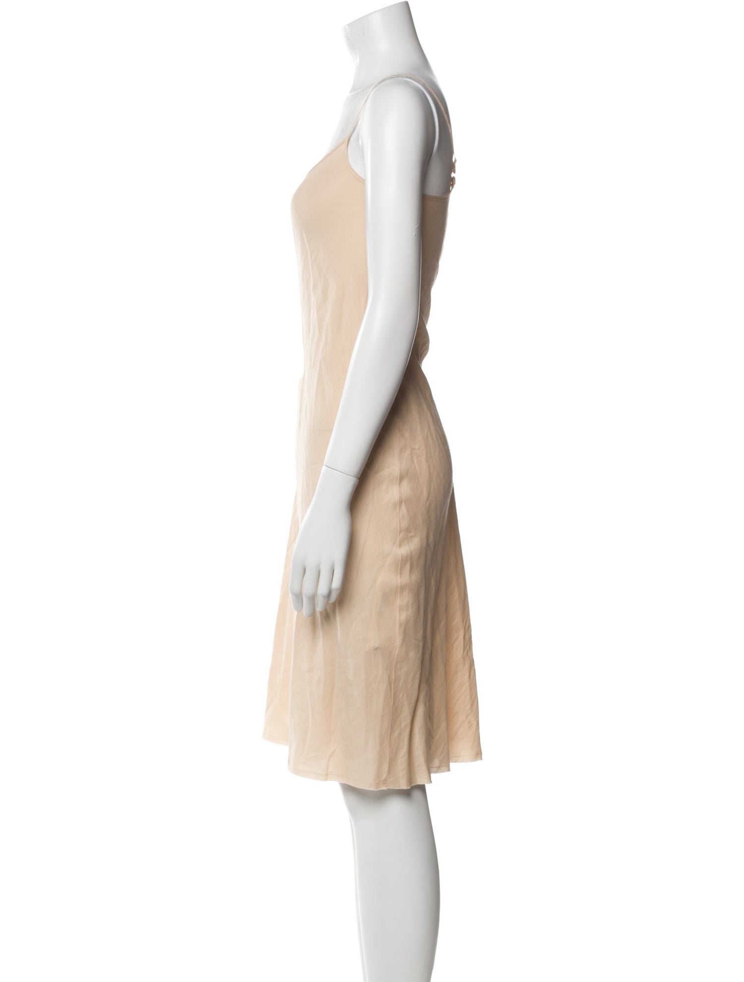 Brazeau Tricot Square Neckline Midi Length Dress