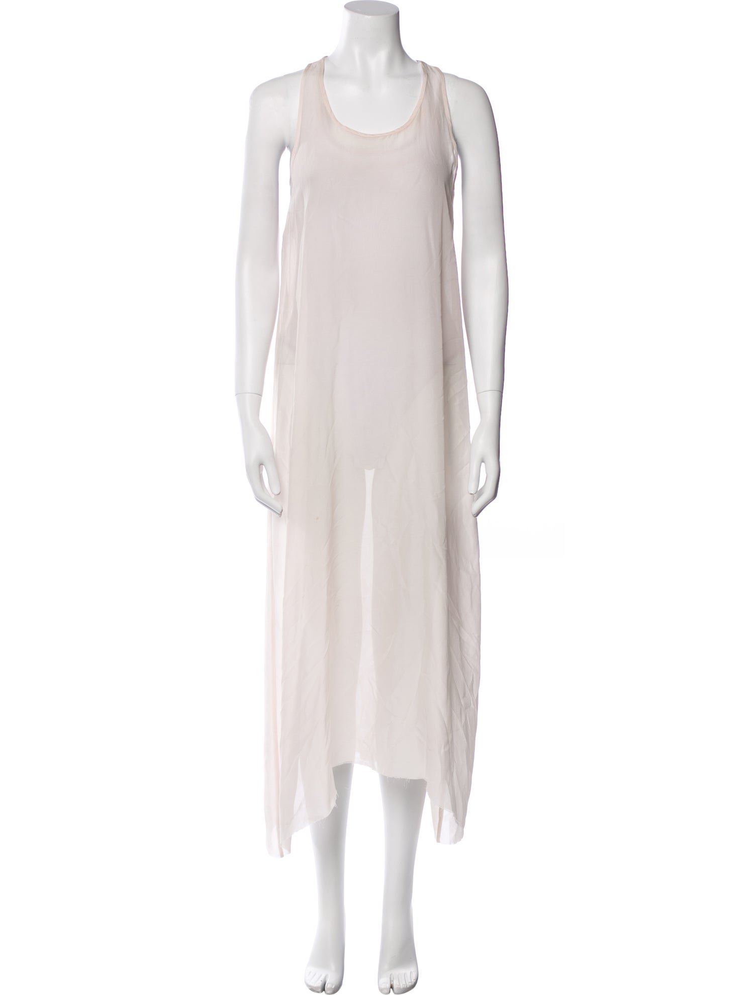 Brazeau Tricot Scoop Neck Long Dress