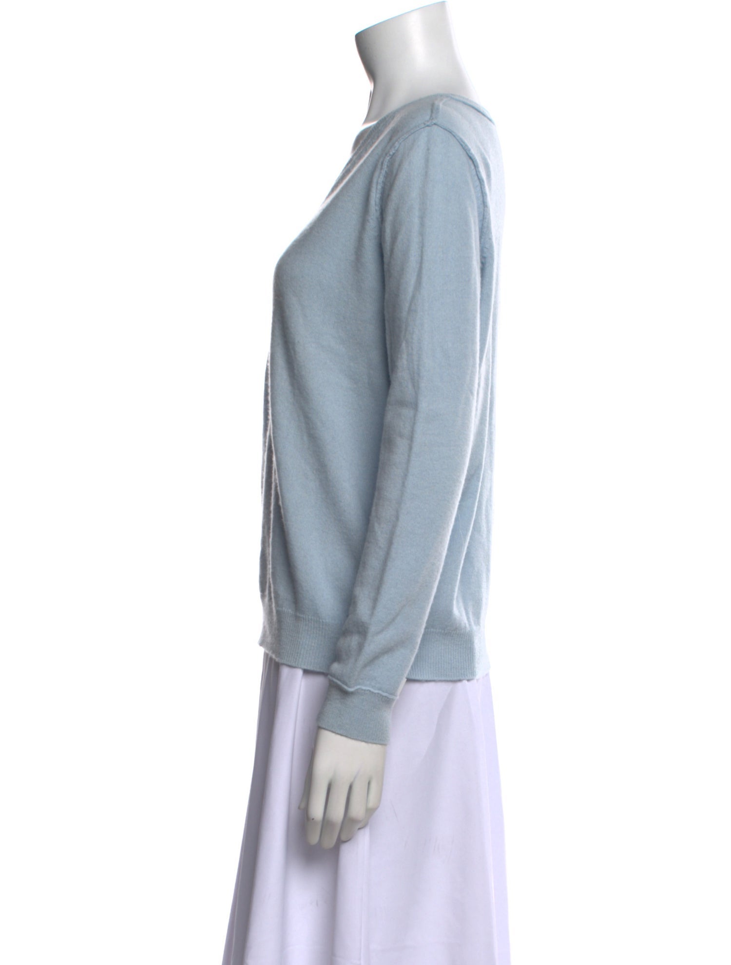 Brazeau Tricot Cashmere V-Neck Sweater