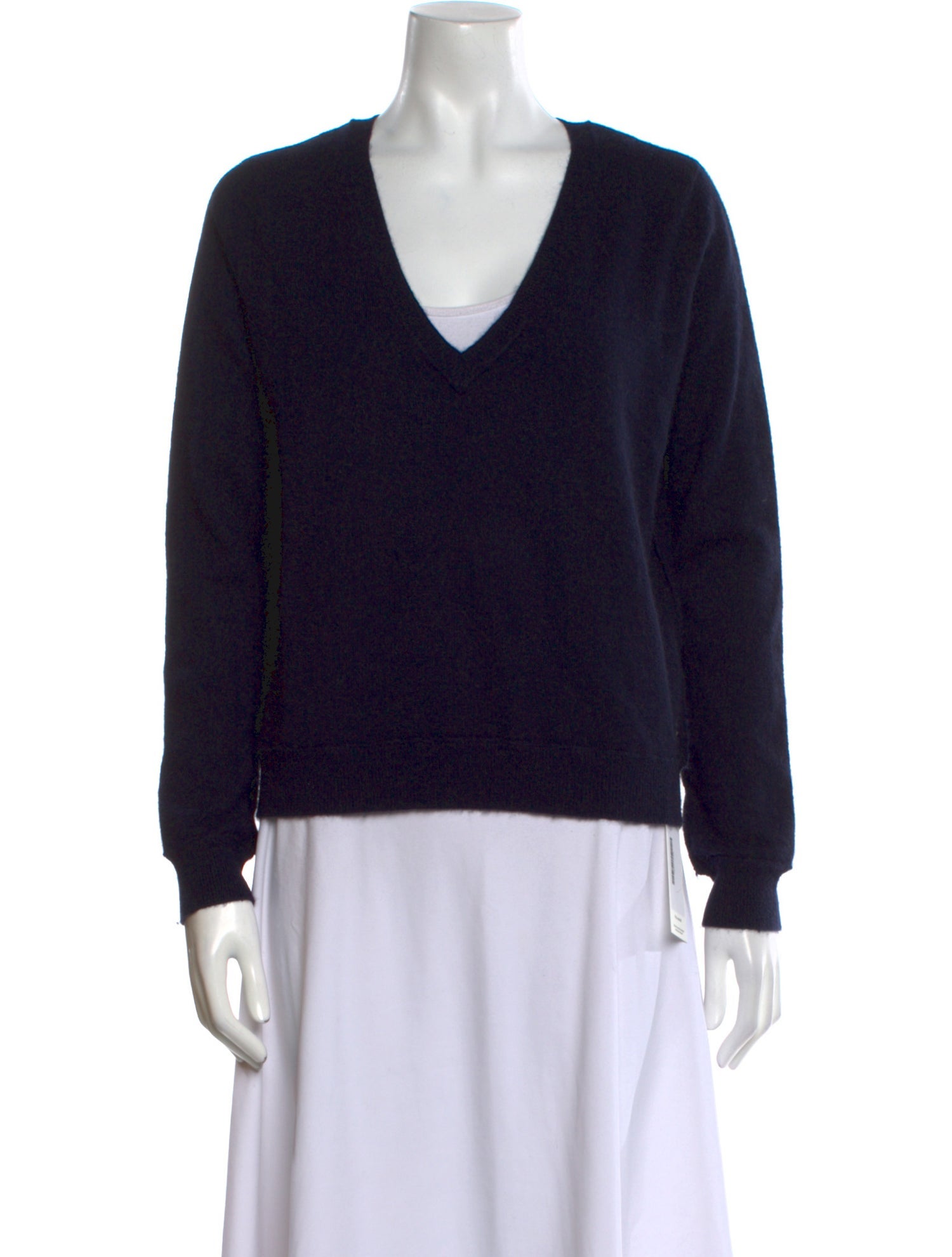 Brazeau Tricot Cashmere V-Neck Sweater