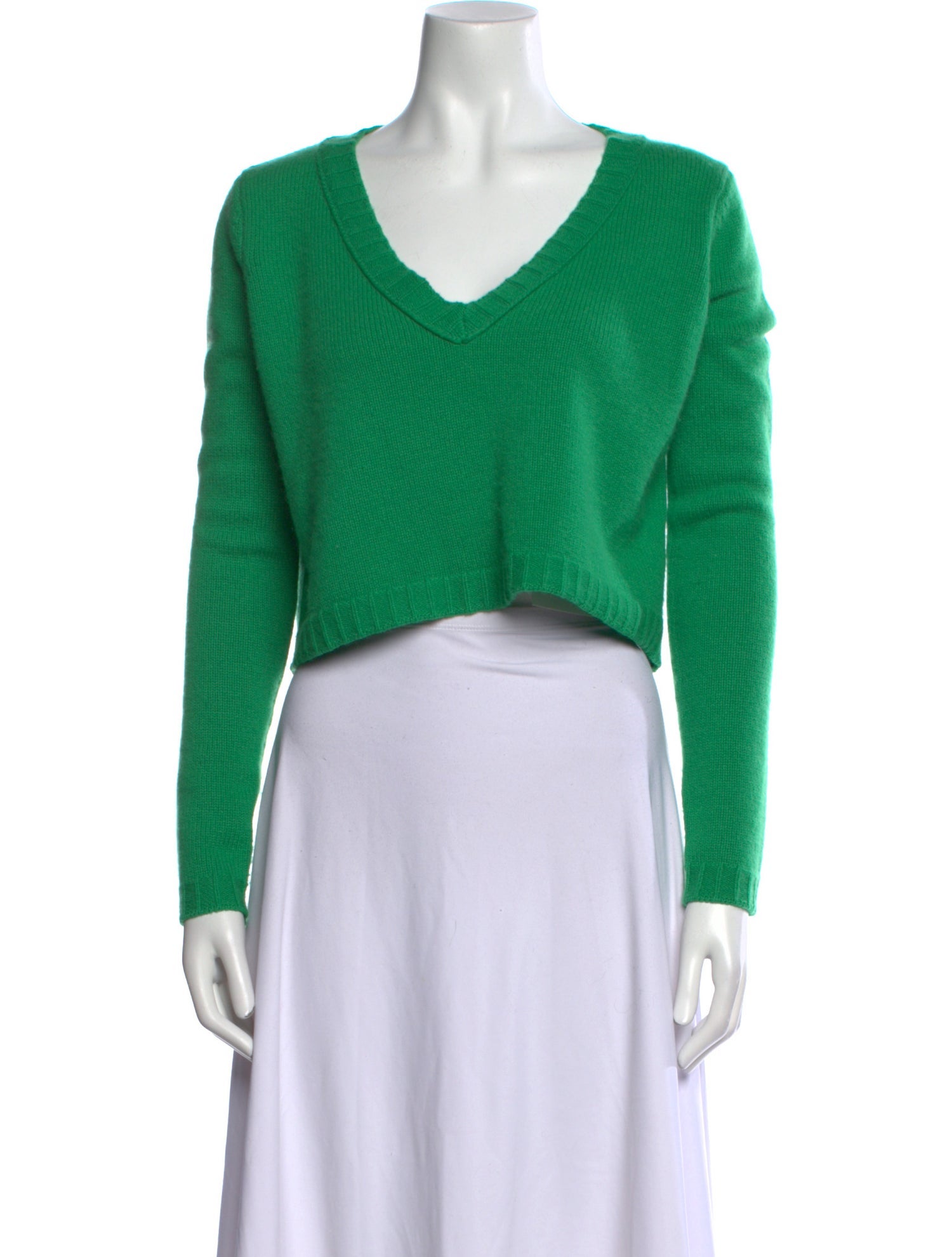Brazeau Tricot Cashmere V-Neck Sweater