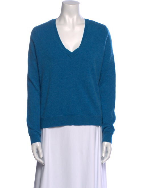 Brazeau Tricot Cashmere V-Neck Sweater
