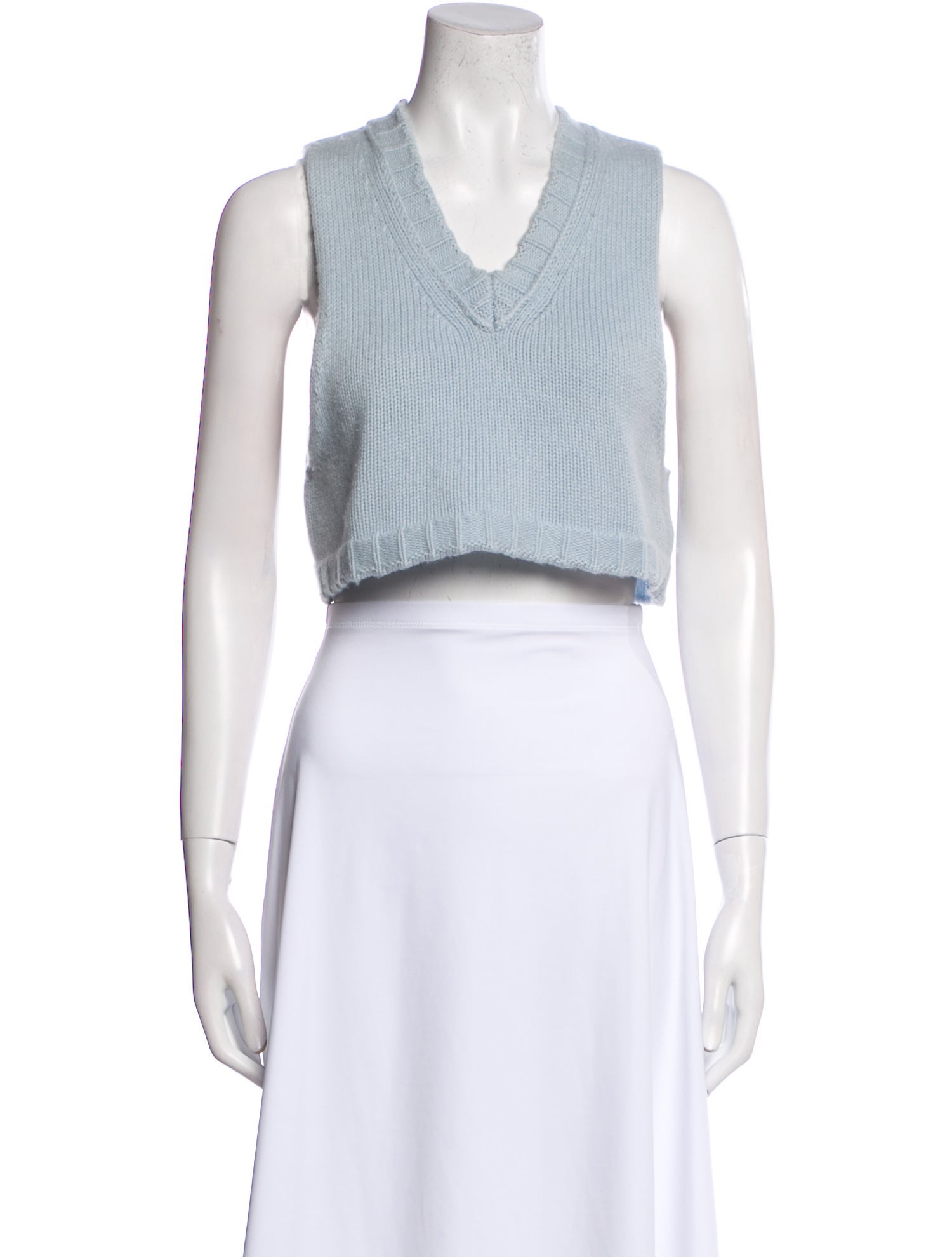 Brazeau Tricot Cashmere V-Neck Sweater