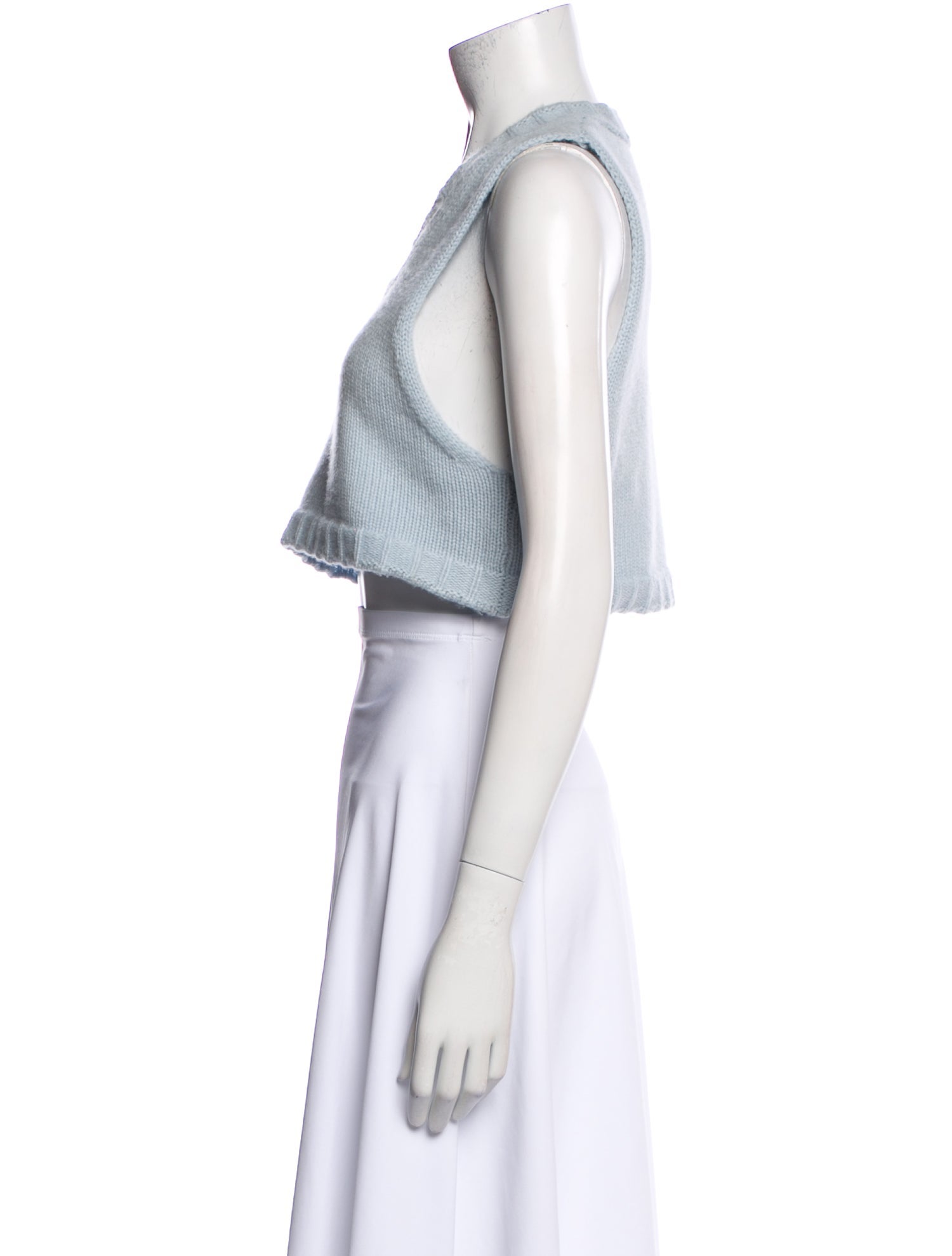 Brazeau Tricot Cashmere V-Neck Sweater