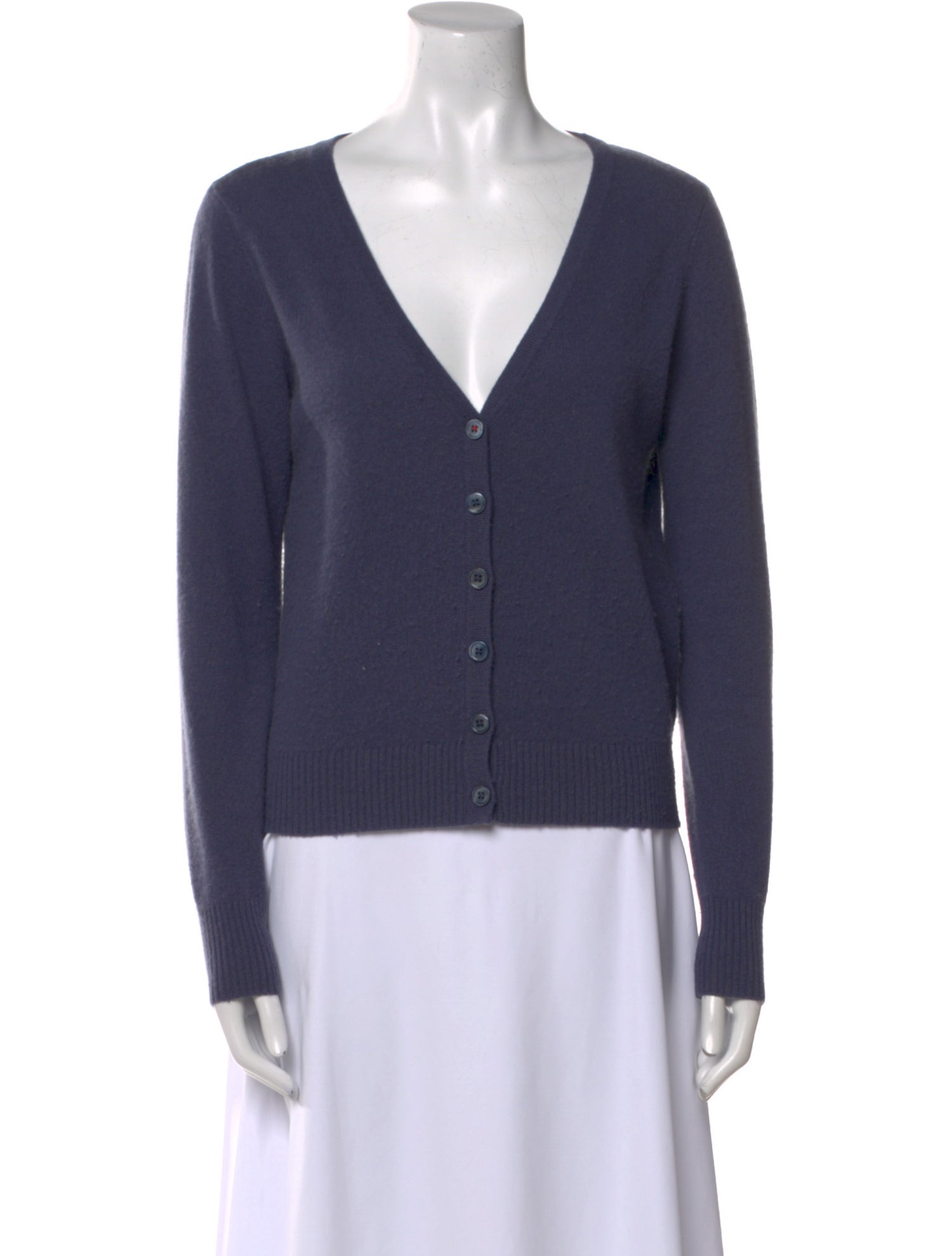 Brazeau Tricot Cashmere V-Neck Sweater