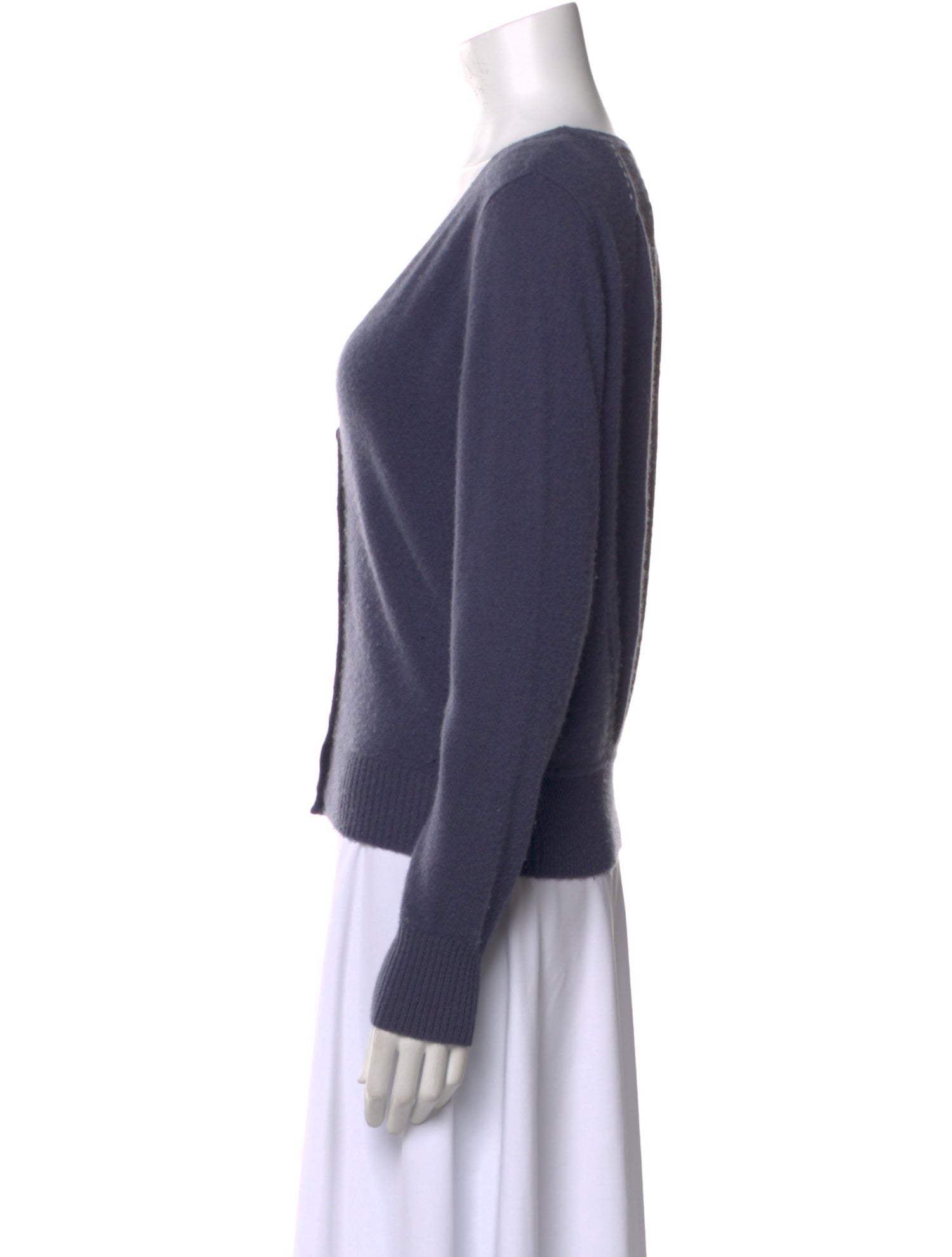 Brazeau Tricot Cashmere V-Neck Sweater