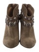 Belle by Sigerson Morrison Suede Studded Accents Boots