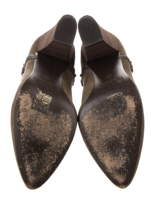 Belle by Sigerson Morrison Suede Studded Accents Boots