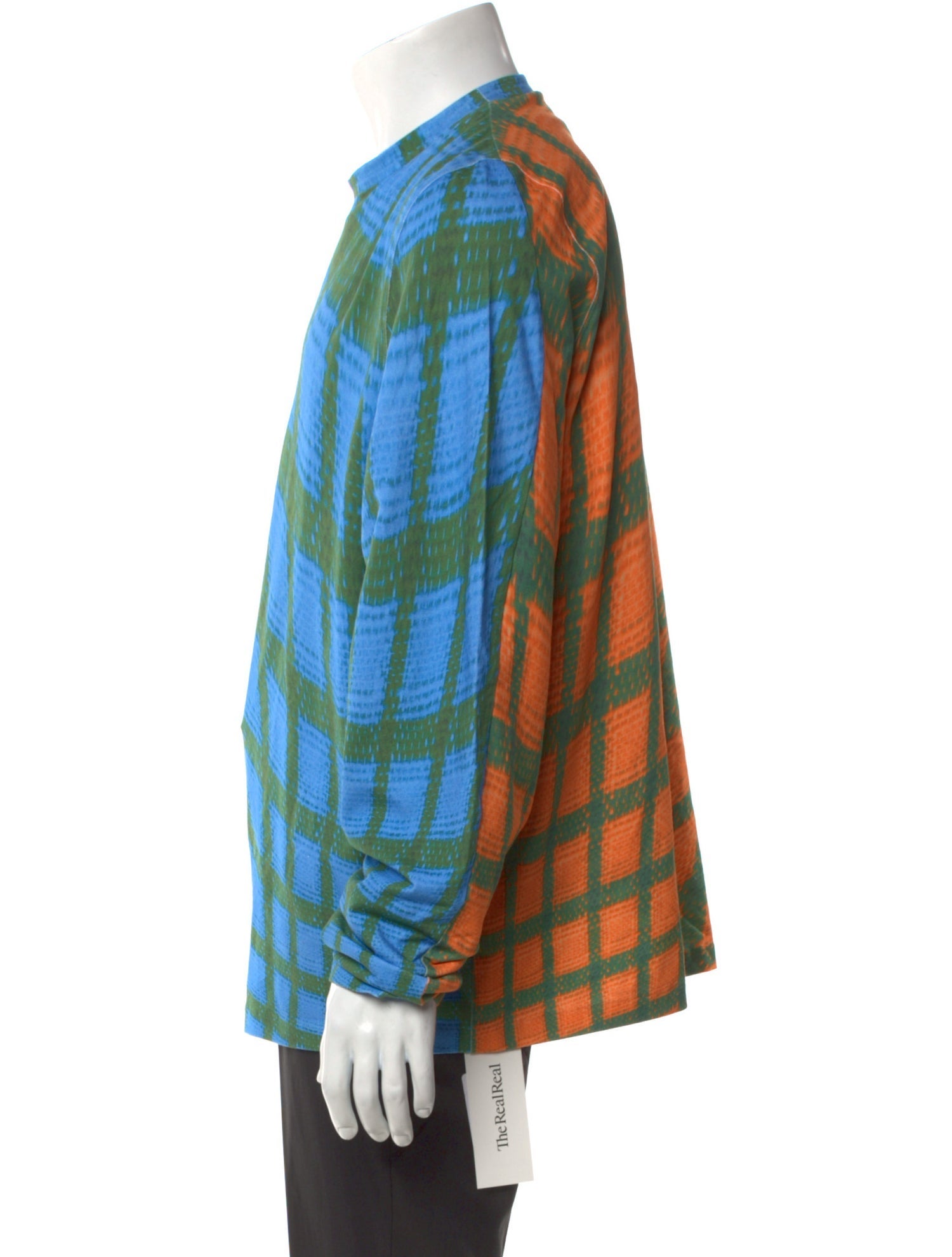 Bianca Saunders Striped Scoop Neck Henley