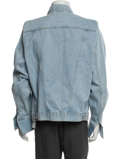 Bianca Saunders Graphic Print Denim Jacket