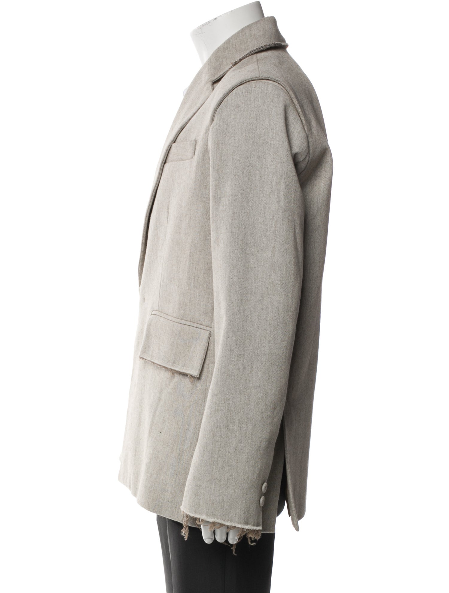 Bianca Saunders Wool Peacoat