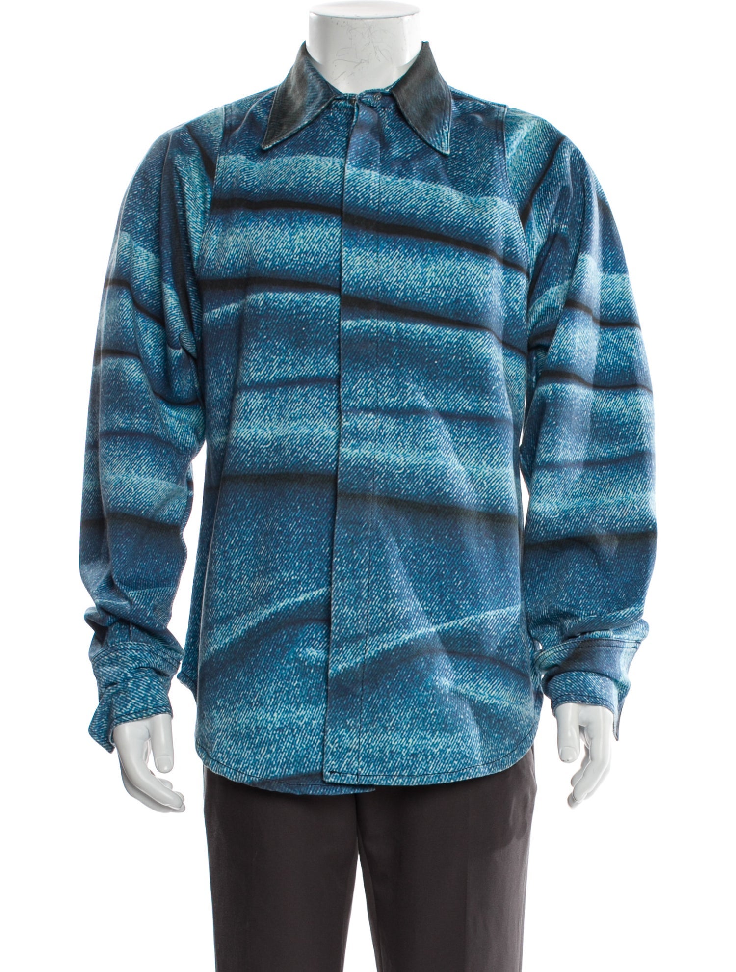 Bianca Saunders Printed Denim Jacket