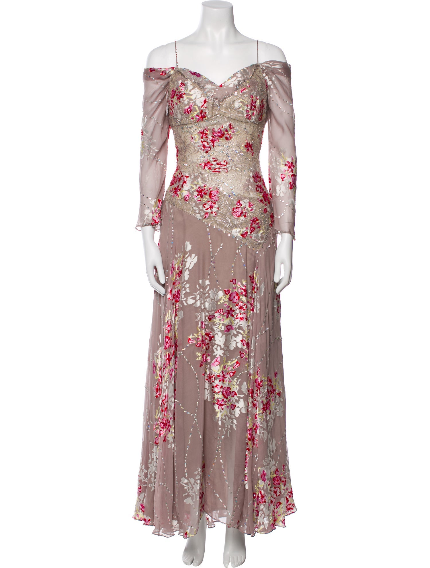 Bellville Sassoon Floral Print Long Dress