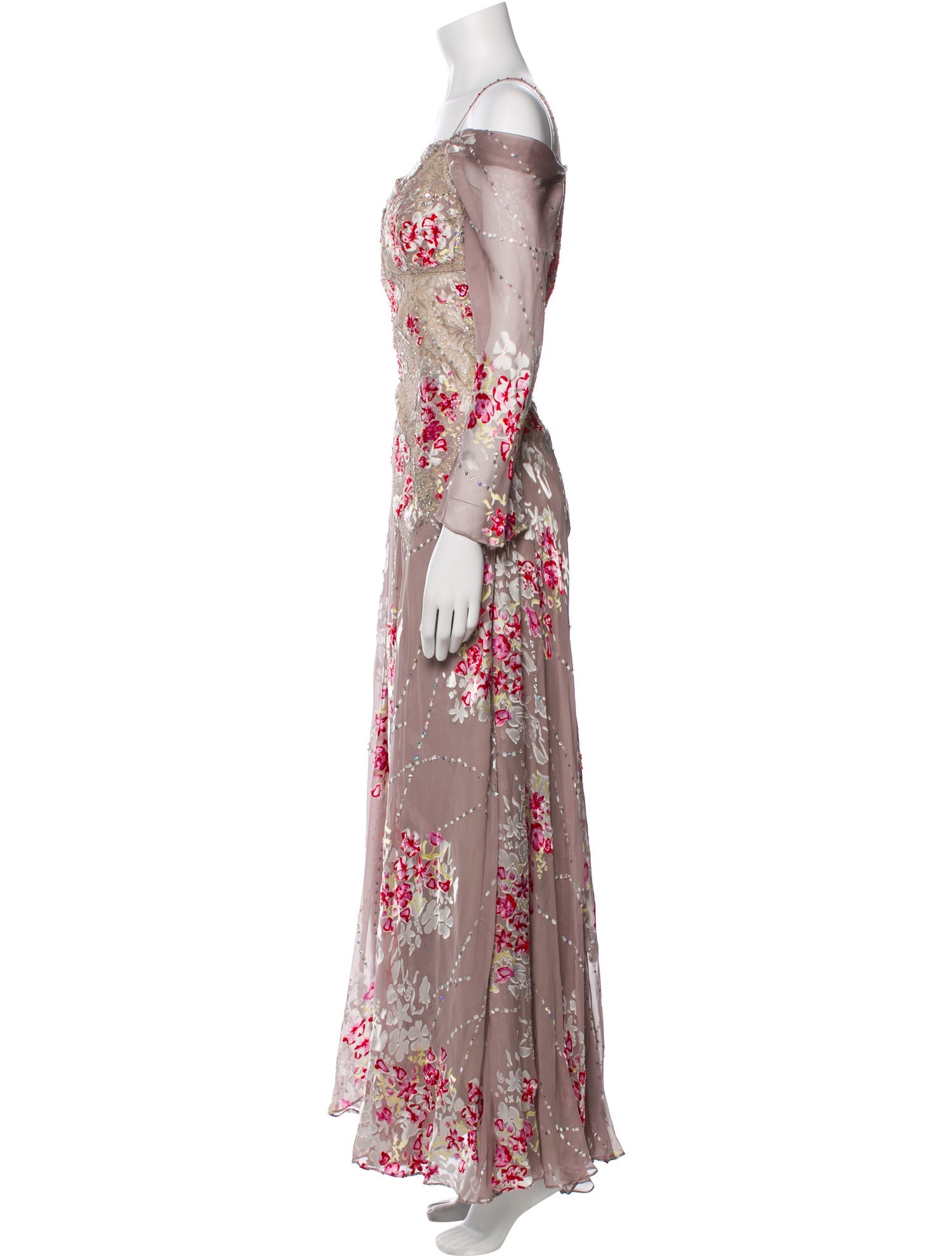 Bellville Sassoon Floral Print Long Dress