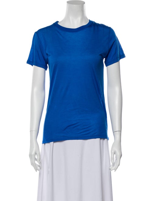 Baserange Crew Neck Short Sleeve T-Shirt Blue