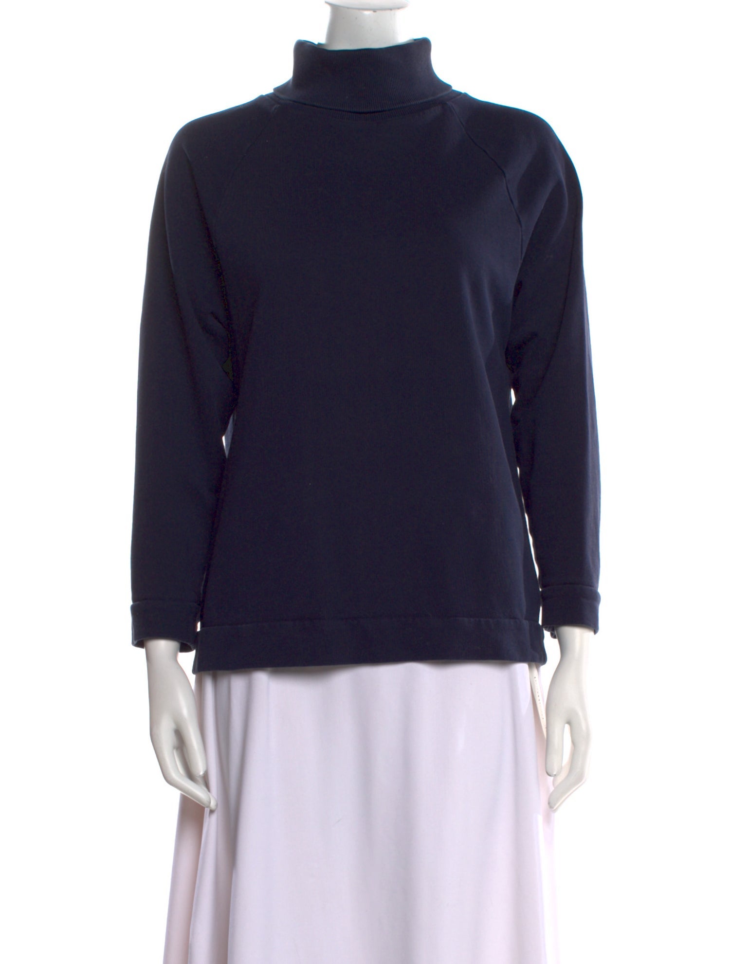 Baserange Turtleneck Three-Quarter Sleeve Sweatshirt