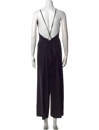 Baserange Silk Scoop Neck Jumpsuit