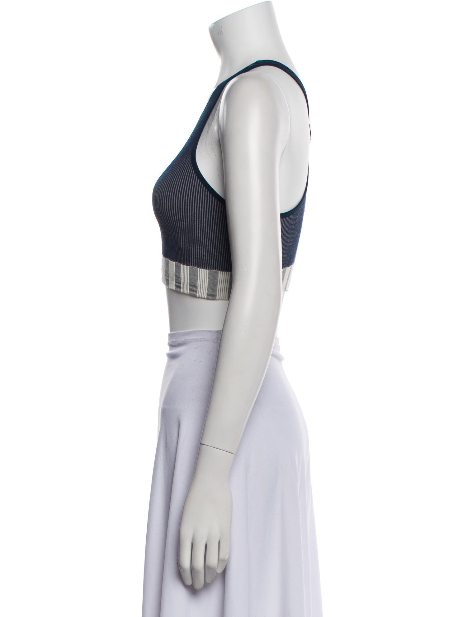 Baserange Printed Scoop Neck Crop Top w/ Tags