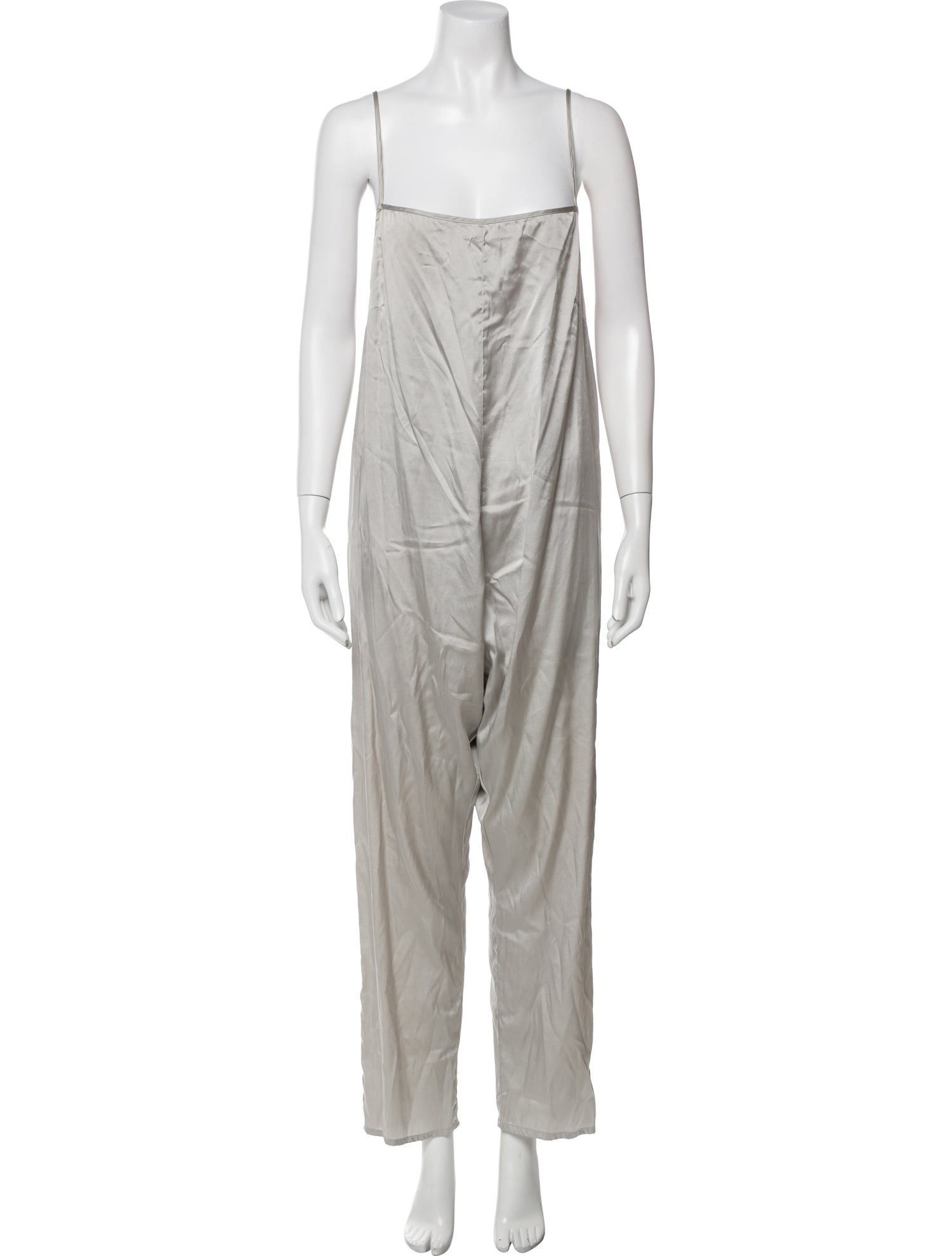 Baserange Silk Square Neckline Jumpsuit