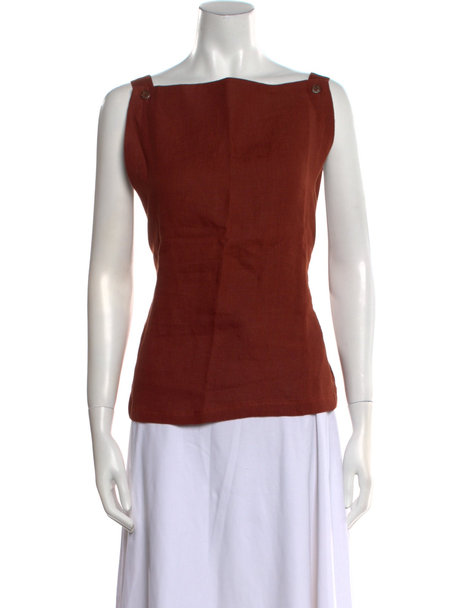 Baserange Hemp Bateau Neckline Top w/ Tags