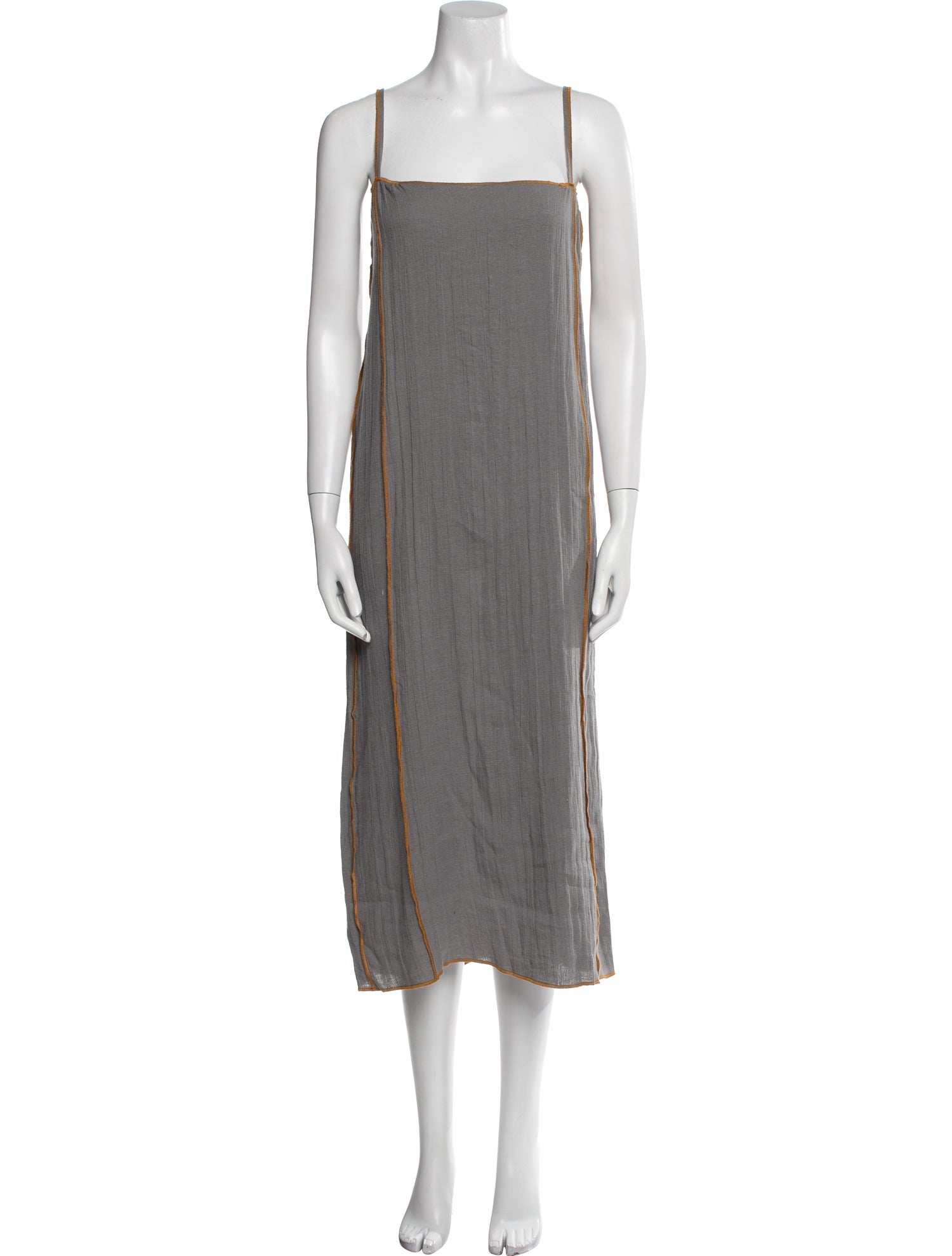 Baserange Linen Midi Length Dress