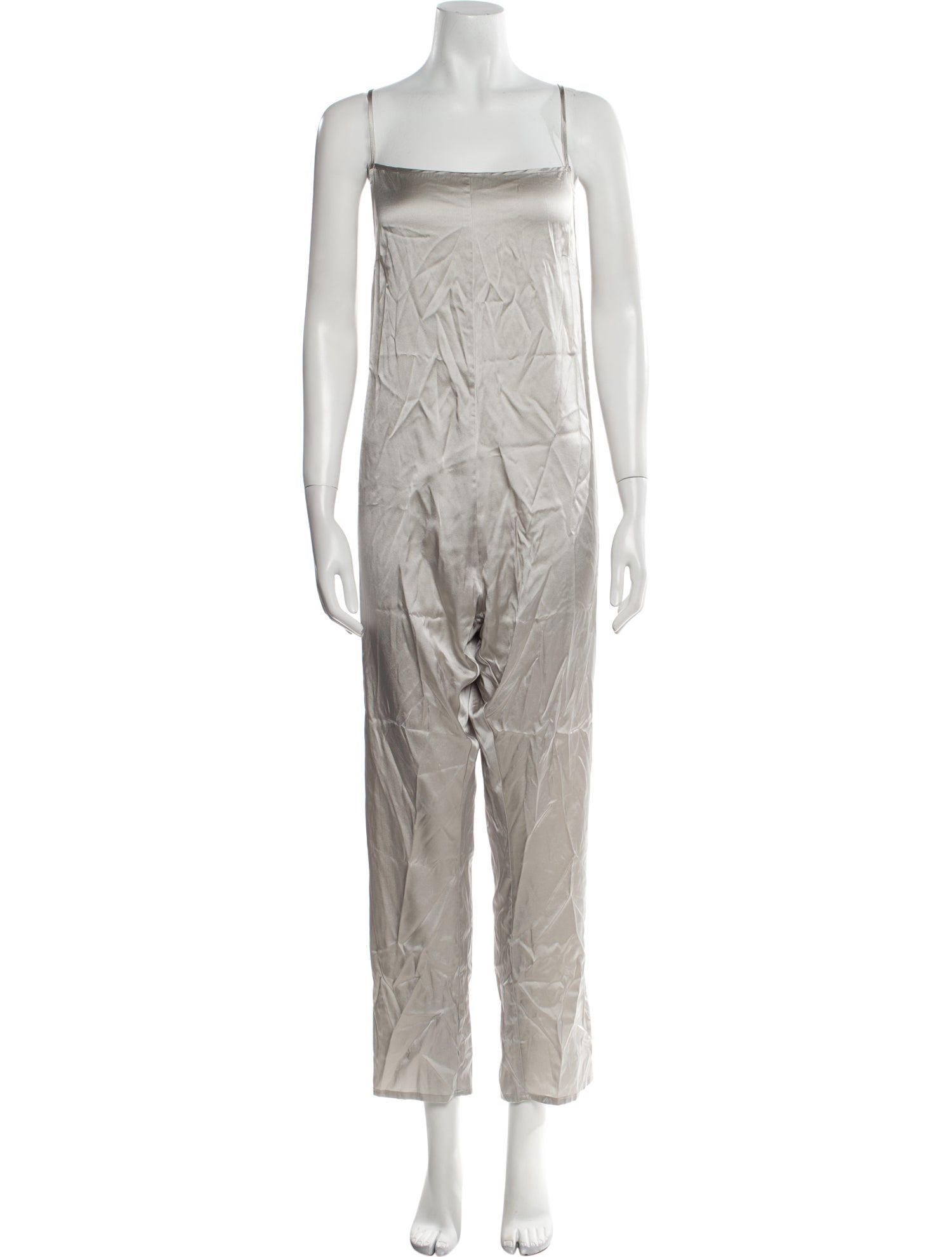 Baserange Silk Square Neckline Jumpsuit