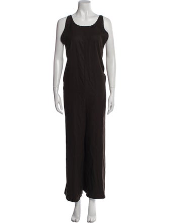 Baserange Silk Scoop Neck Jumpsuit