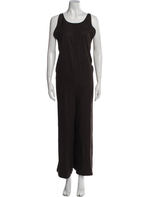 Baserange Silk Scoop Neck Jumpsuit