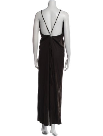 Baserange Silk Scoop Neck Jumpsuit